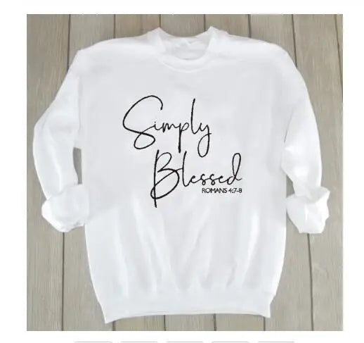 Simply Blessed Cotton Comfort Sweatshirt