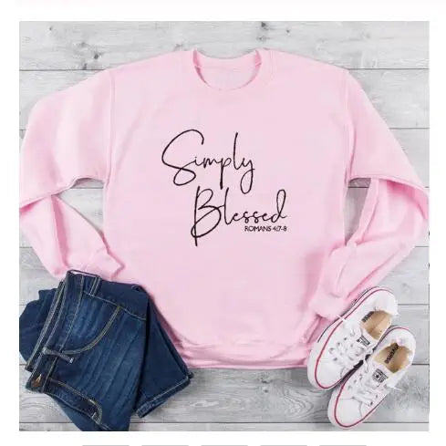 Simply Blessed Cotton Comfort Sweatshirt