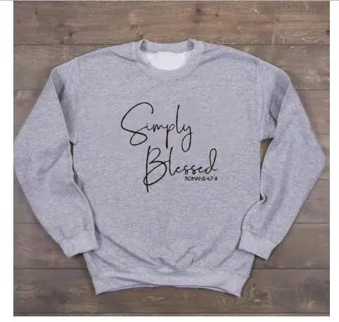 Simply Blessed Cotton Comfort Sweatshirt