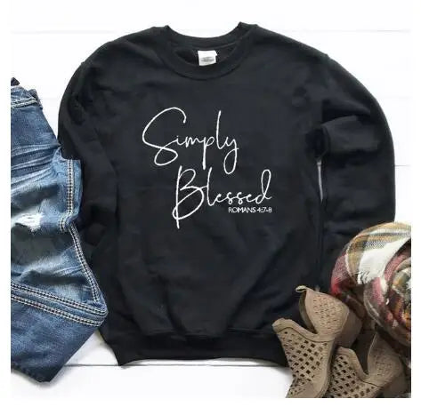 Simply Blessed Cotton Comfort Sweatshirt